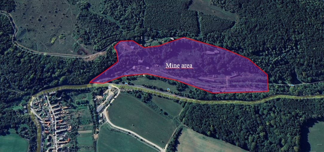 Manganese Mining site